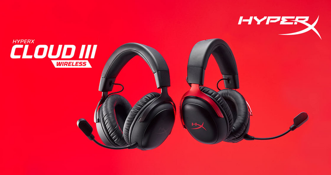 HyperX「Cloud III ゲーミングヘッドセット (ワイヤレス)」予約開始
