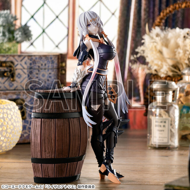 樽に寄りかかり抜群のプロポーションを見せつけ！『ライザのアトリエ