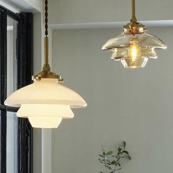 ペンダントライト ガラス | 全2色【Linne】｜照明のライティング