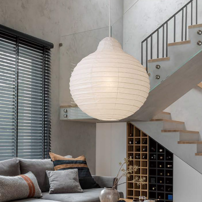 RAI-S Φ400 ペンダントライト｜美濃和紙｜照明のライティングファクトリー