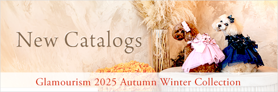 ちわわん】グラマーイズム エリシア ネイビー サイズS 犬服ブランド