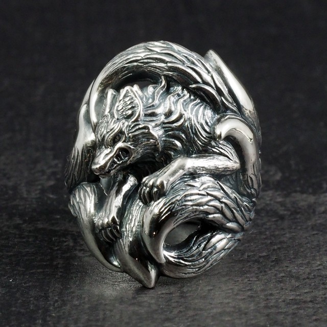 九尾の狐｜神代 - Ring - Collection｜Guardia - シルバーアクセサリー