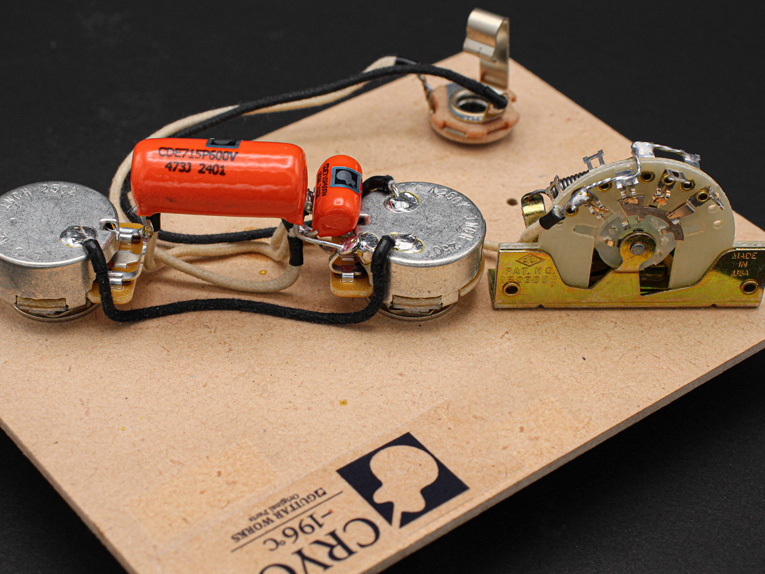 クライオ テレキャスター配線済コントロールアッセンブリ インチ規格