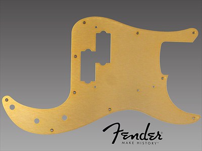 Fender American Vintage'57プレシジョンベースピックガード ゴールド