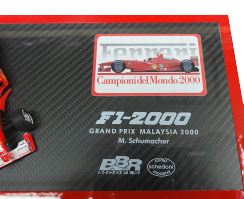 BBR 1/43 M・シューマッハー スクーデリア・フェラーリ F2000