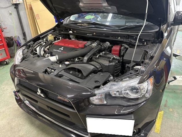 ミツビシ ランサーエボリューションⅩ CZ4A（SST） GTⅢ-RS取付け＆ECU