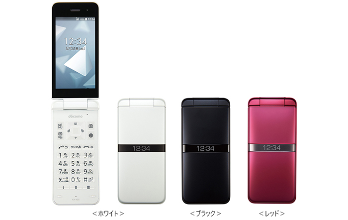 docomo DIGNO KY-42C 折りたたみ式 ホワイト DIGNO（R） ケータイ KY