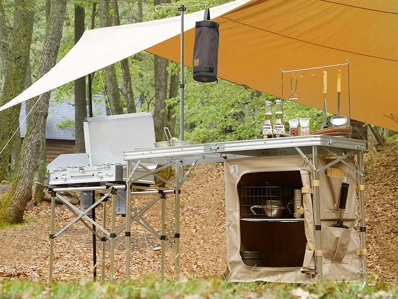 DOD クッキングキング TB5-723-BK キッチンテーブル キャンプ