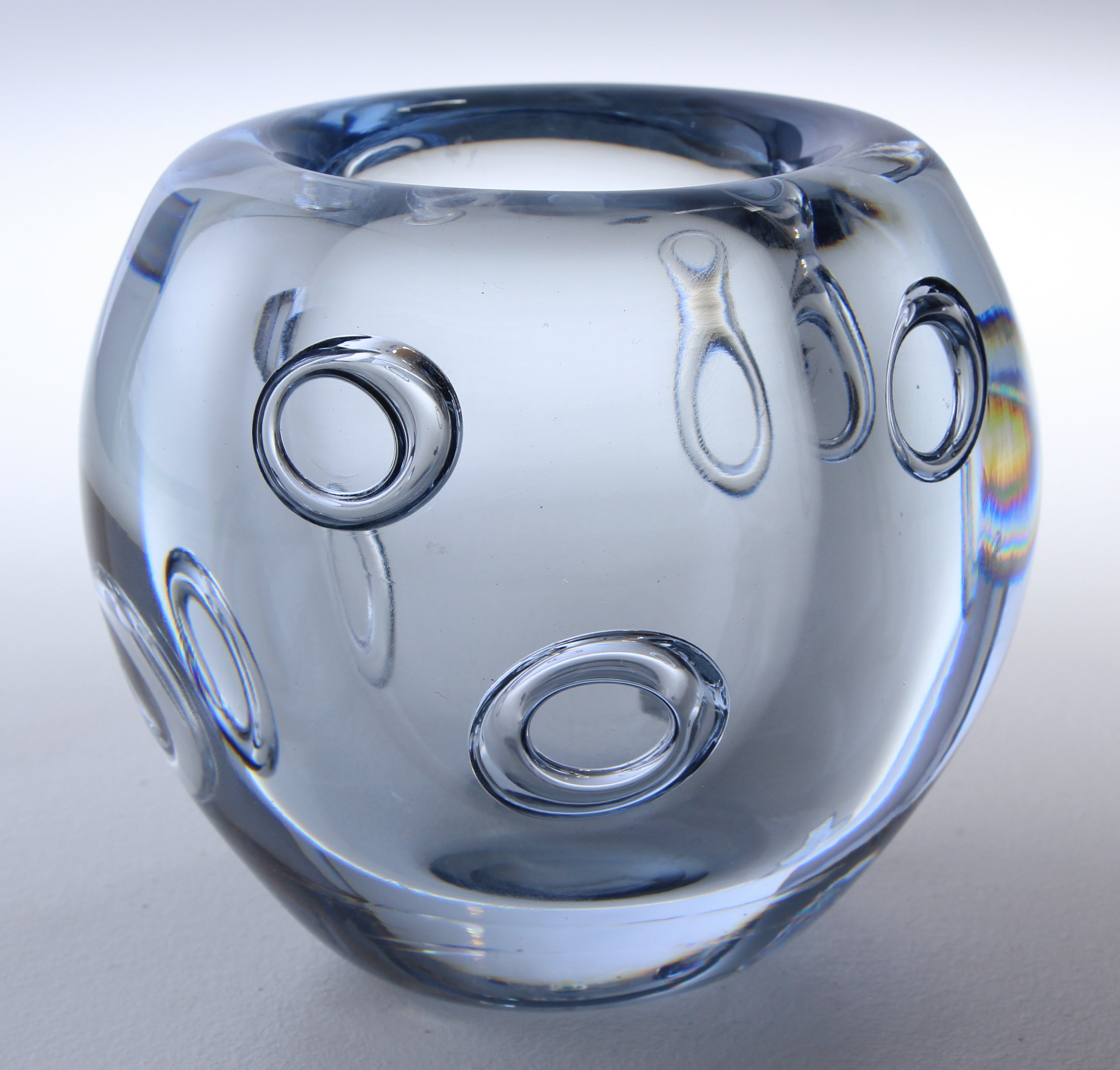 Strombergshyttan Sweden Crystal Vase、花器 Strombergshyttan Sweden