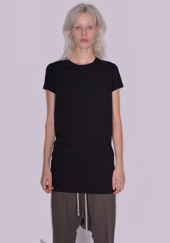 RICK OWENS WOMEN LEVEL T-SHIRT BLACK FW23 | DOSHABURI Online Shop
