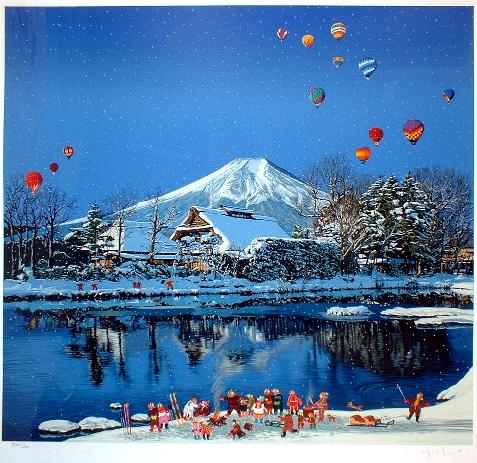 ヒロヤマガタ（山形博導） 雪の富士（日本のエッセンス）