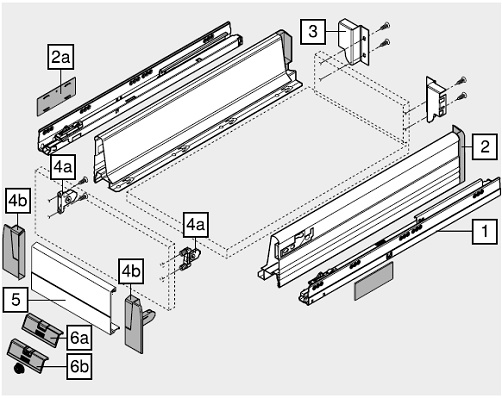 展示品 Blum 20F250M00 LRセット