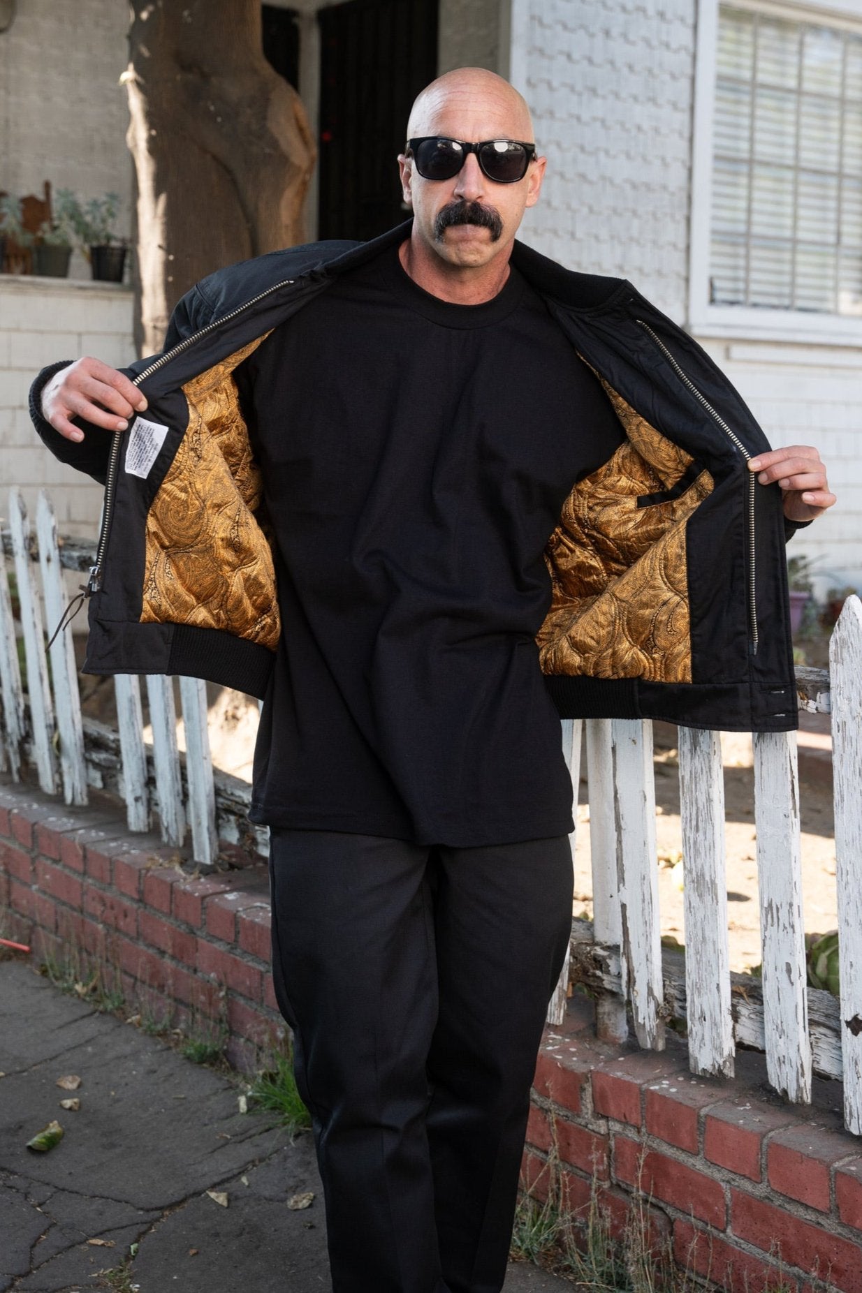 新品 黒金 XS ダービーオブサンフランシスコ ダービージャケット ブラック