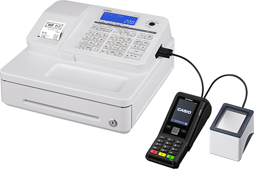 カシオ レジスター SR-S200 Bluetoothでスマホと連携！軽減税率対応