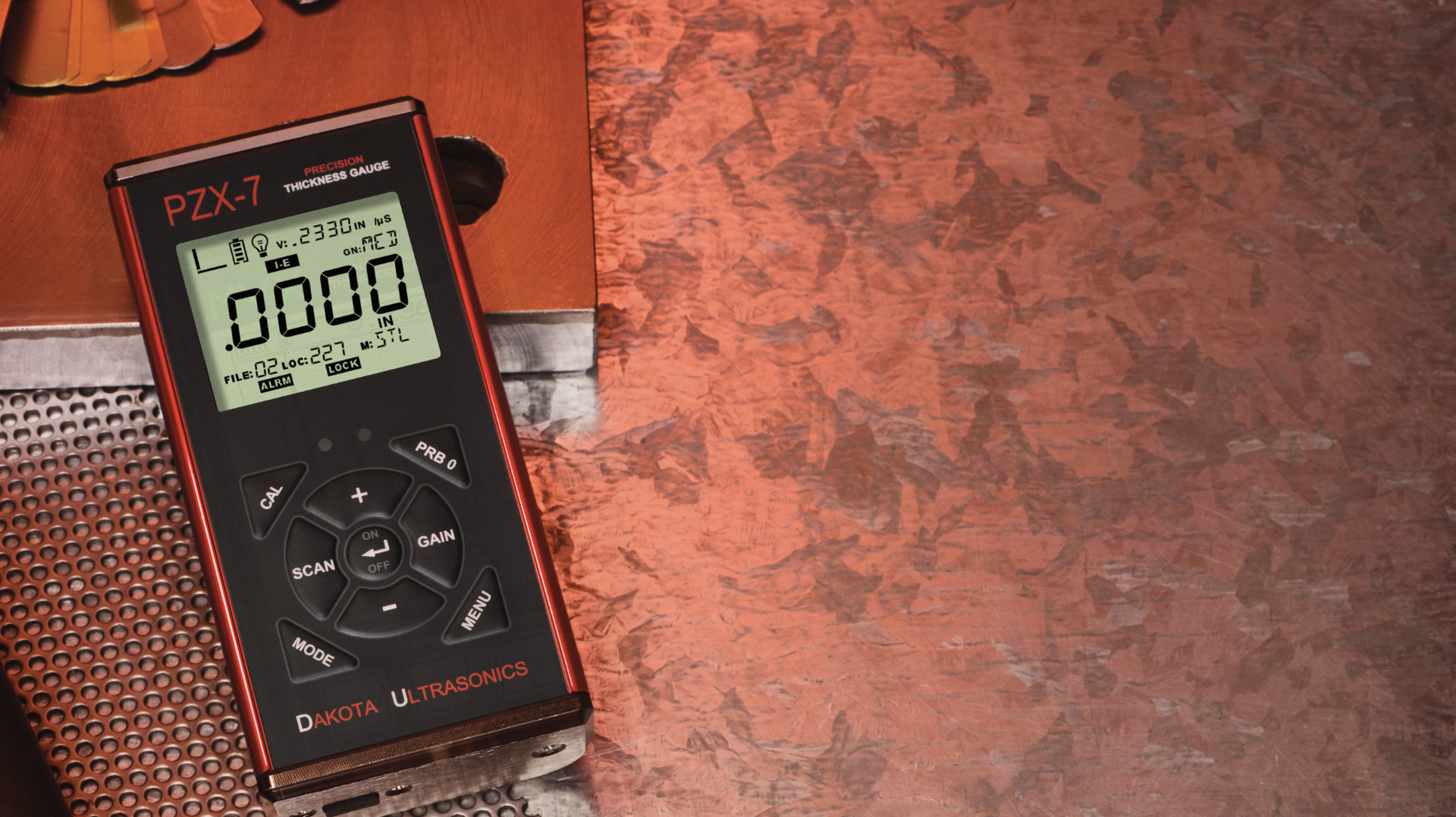 シンプル＆高精度な精密超音波厚さ計 PZX1-DL(PZX-7DL) | ダコタ・ジャパン