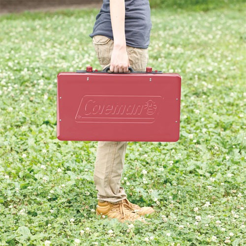 パワーハウス LPツーバーナーストーブ2 レッド Coleman コールマンの