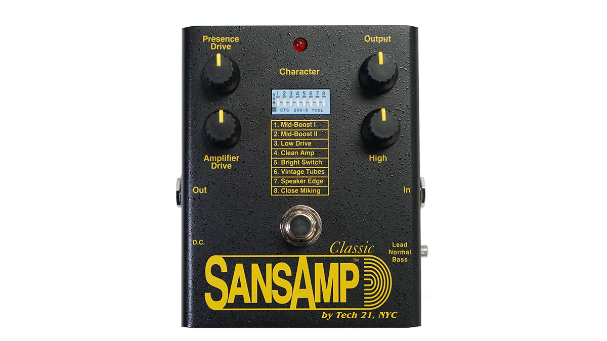 Tech 21／SA1 -SansAmp Classic-】伝説のペダル・エフェクターが復活