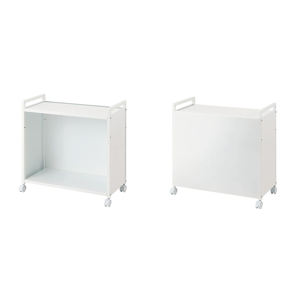 ≪幅65cm≫ 総耐荷重約50kg 全部隠せる頑丈ワゴン ロータイプ ディノス