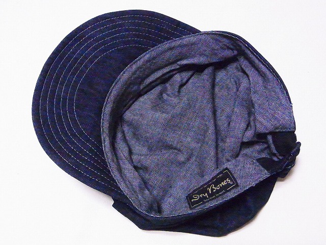 Dry Bones[ドライボーンズ] ワークキャップ デニム DCS-272 デニム