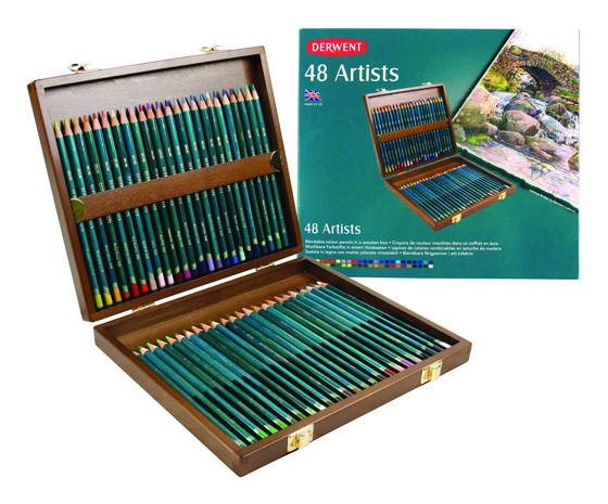 DERWENT ダーヴェント色鉛筆ARTISTS木箱入72色 DERWENT ARTISTS 72色