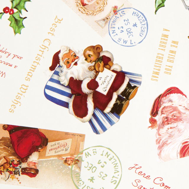 包装 クラフト紙 お楽しみ会 プレゼント交換 お菓子クリスマス サンタ