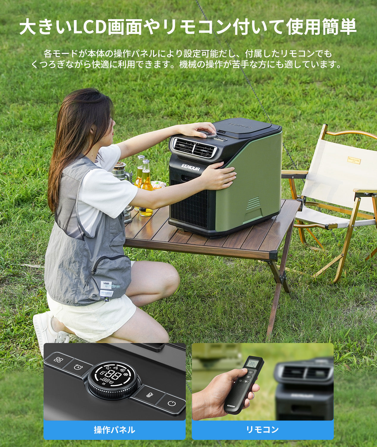 スポットエアコンPA600 ブラック – EENOUR