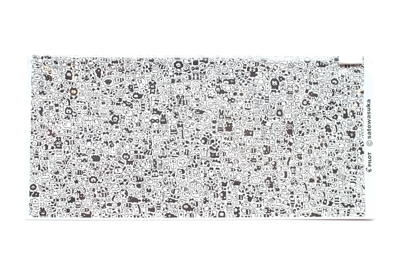 佐藤明日香 ボールペン画 「un ballon-2」 佐藤明日香ボールペン画「un