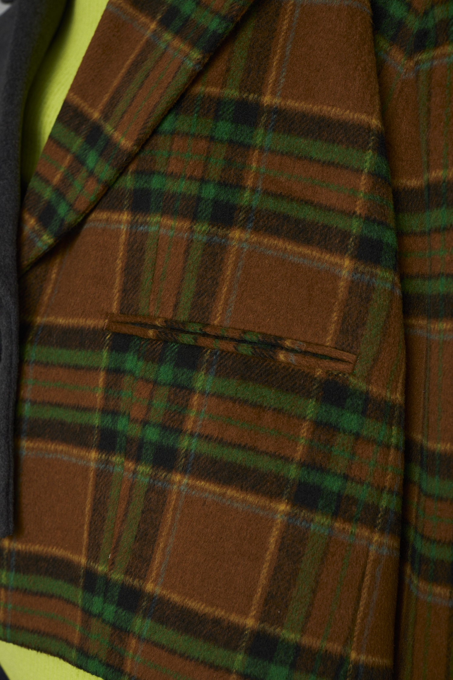 HeRIN.CYE | Bi color asymmetry jacket (ジャケット ) |SHEL'TTER