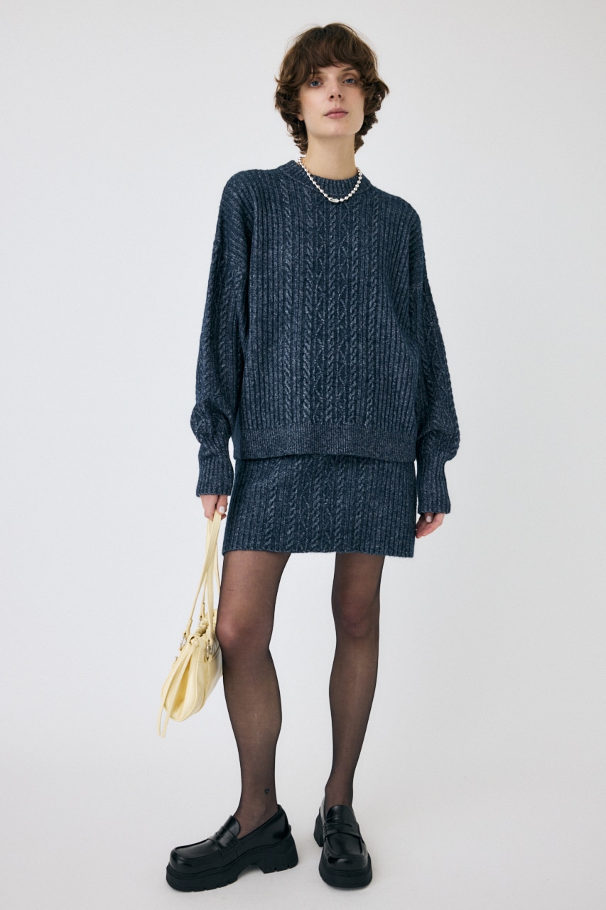 MOUSSY | RIB CABLE ミニスカート (スカート(ロング) ) |SHEL'TTER