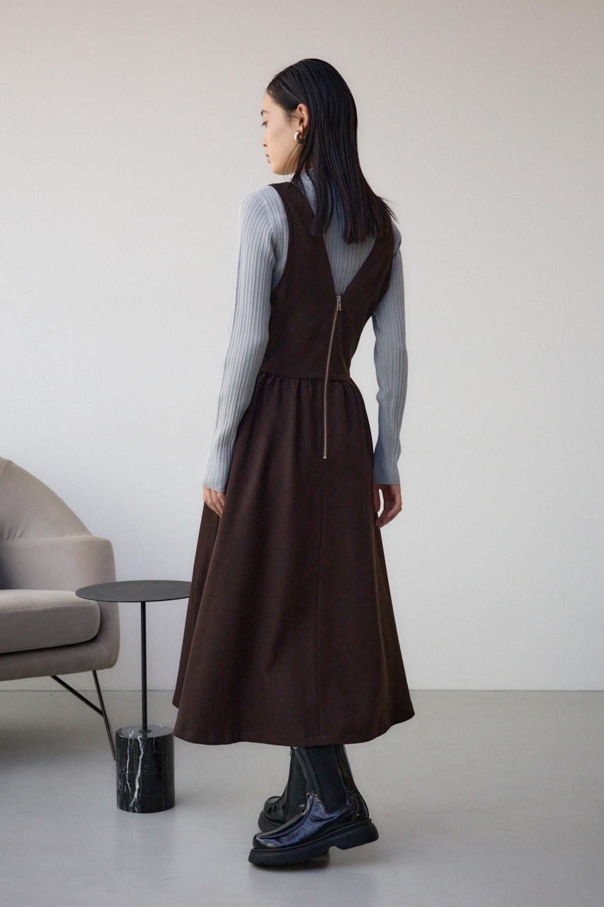 AZUL BY MOUSSY | シャーリング2WAYジャンパースカート (ワンピース