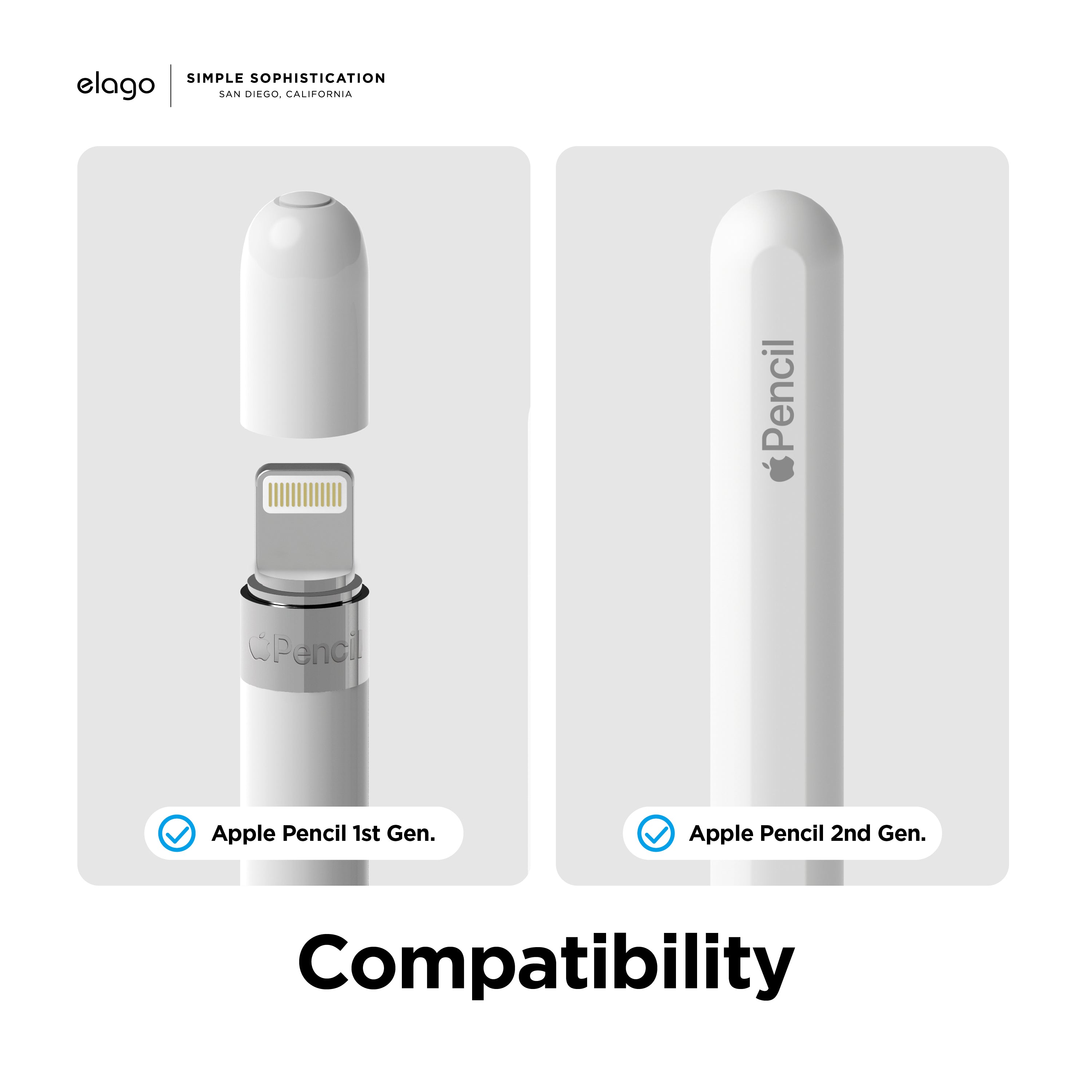 Apple Pencil Replacement Tips [4 Packs] - elago