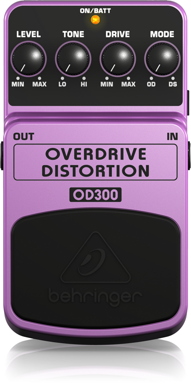 OD300 OVERDRIVE/DISTORTION - 製品一覧 - ベリンガー公式ホームページ