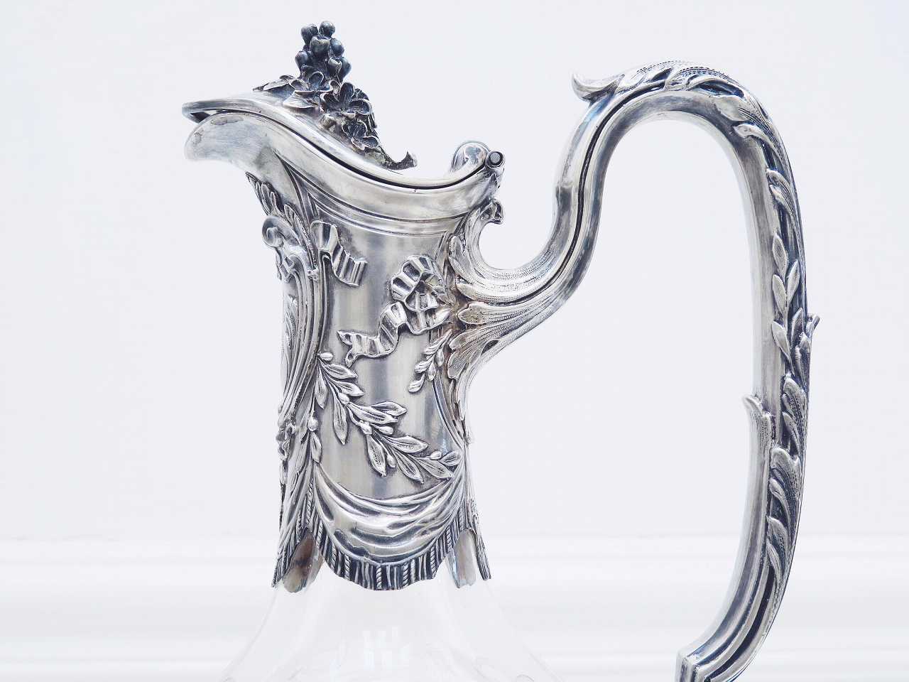 フランス アンティーク 薔薇柄のジャグ 【公式通販】