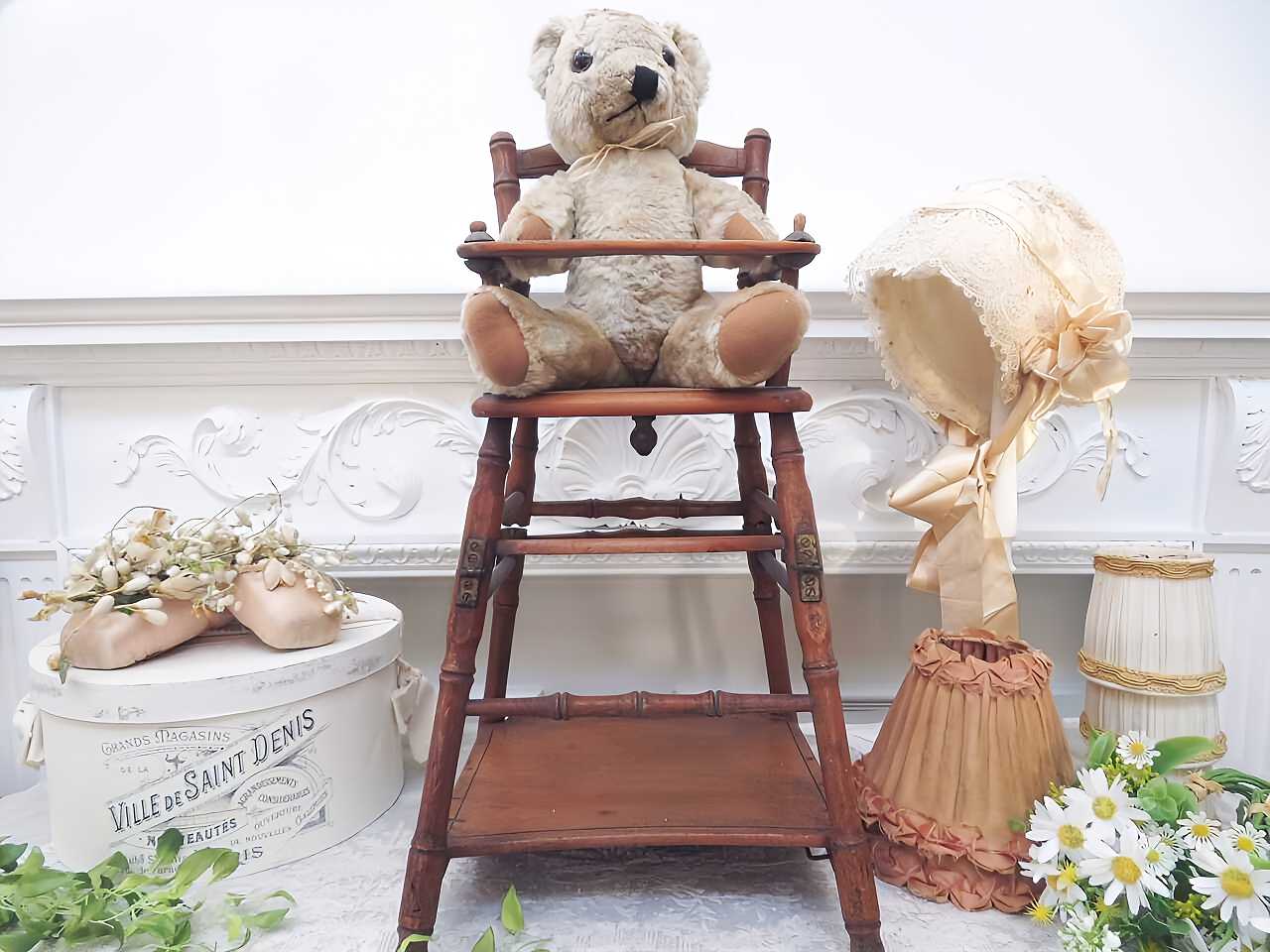 ドール用 木製フォールディングチェア - 薔薇と天使のアンティーク