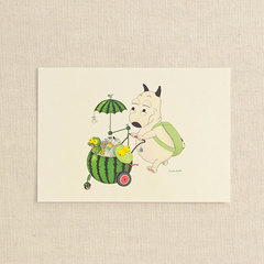 バムとケロ トランプ ピンバッチ 絵葉書4点セット バムとケロ トランプ