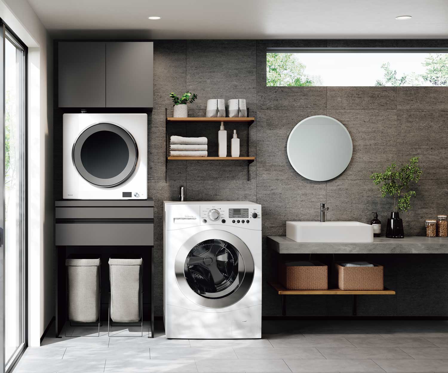 乾太くん専用収納ユニット」の仕様を追加と高さ特注対応を開始