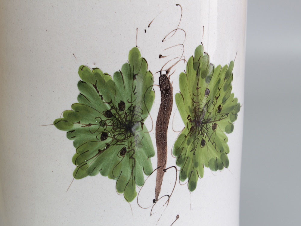 ♦︎【美品❤️水指】 茶道具 イタリア製 陶器 ♦︎ italy-leaf2.jpg
