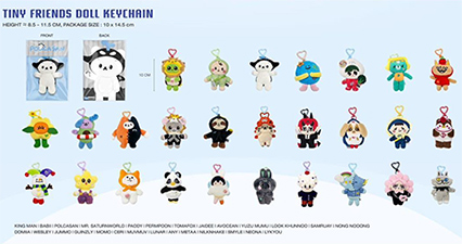 Pond & Phuwin : Permpoon - Tiny Friends Doll Keychain @ eThaiCD.com