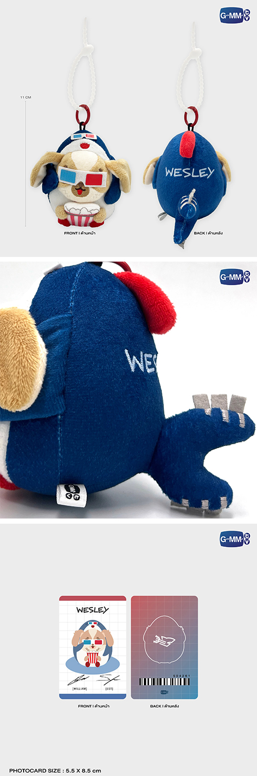 William & Est : Wesley - Movie Night Doll Keychain @ eThaiCD.com