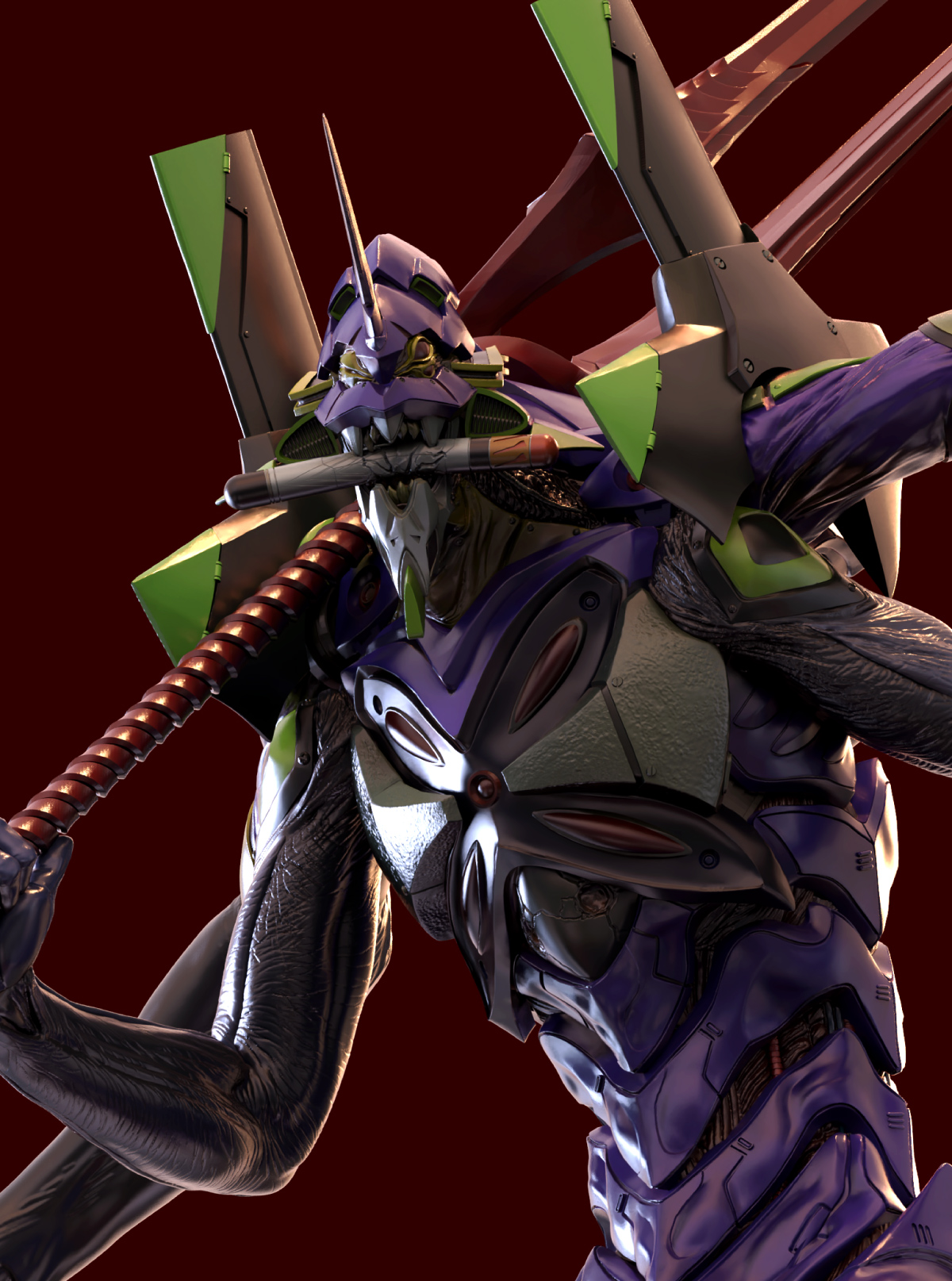 海洋堂から、エヴァンゲリオン第13号機がプラスチックモデルになって新