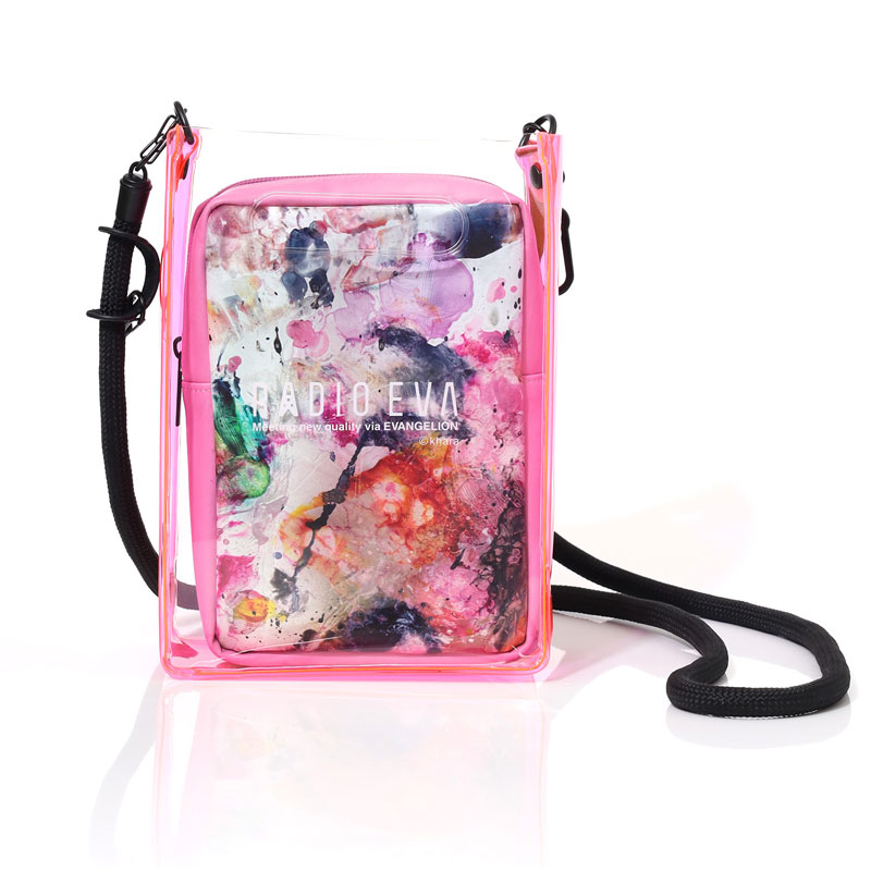 RADIO EVA A178 RADIO EVA PVC Tote Bag/PINK（Cigarette-burns