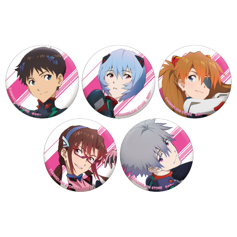 新世紀エヴァンゲリオン ルミネ&ニュウマンコラボ 缶バッチ 5個セット