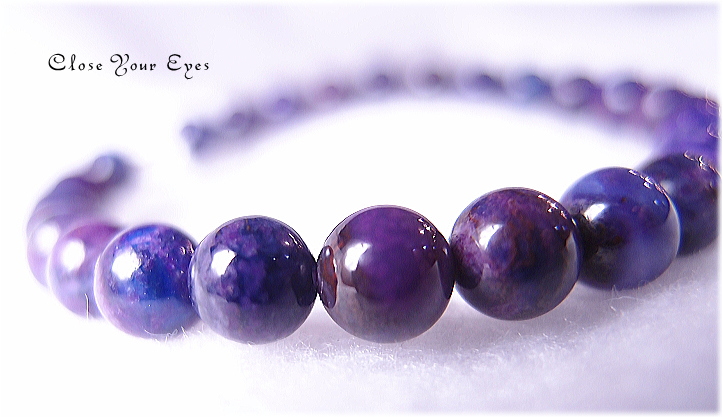 レアな石達 ハイパーエナジーブレス7mm ブルースギライト（リクト