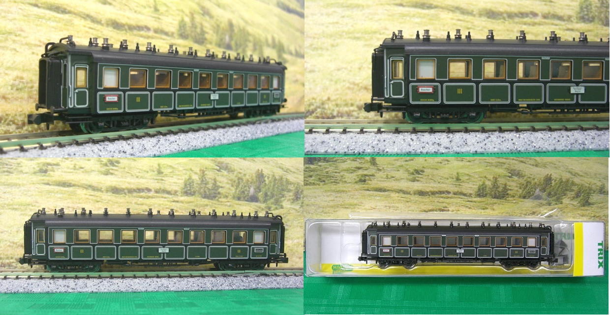 MINITRIX Nゲージ スイス急行客車と貨物車 5両セット MINITRIX Nゲージ