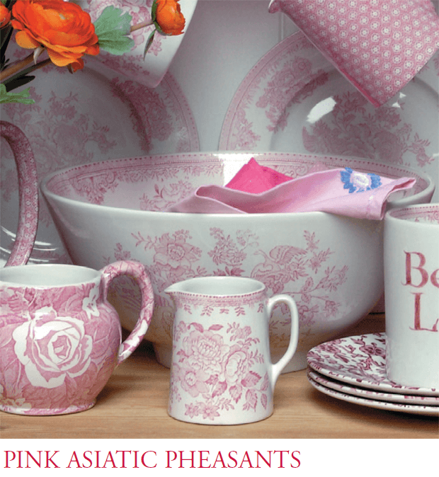 Burleigh（バーレイ） ｜ピンク アジアティック フェザンツ