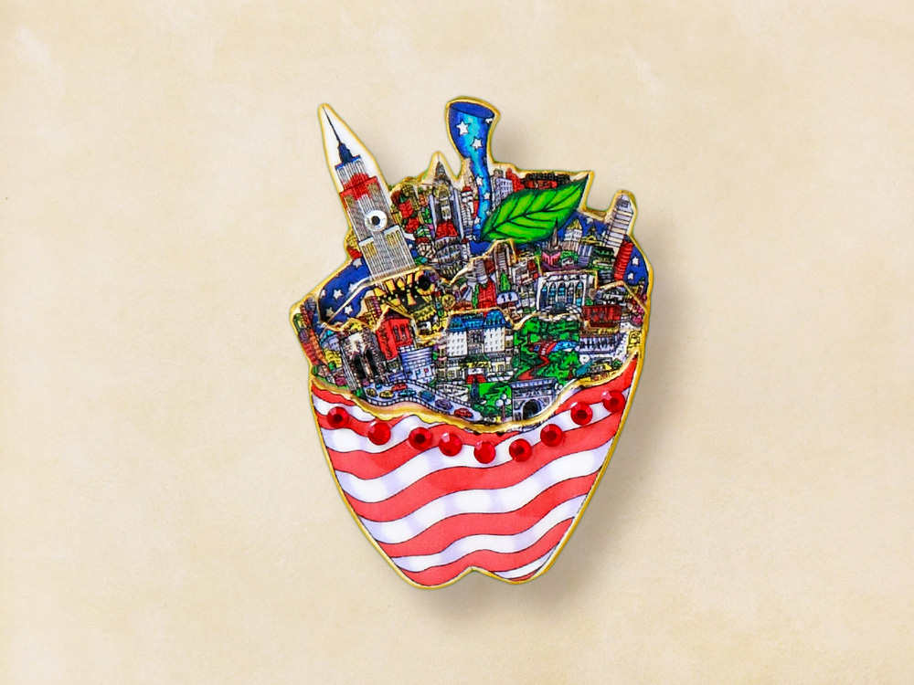 アートグッズ：ハンドメイド3Dブローチ｜チャールズ・ファジーノ公式サイト