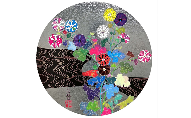 京都の舞妓さん青に桜』村上隆／Takashi Murakami | 絵画・アート販売