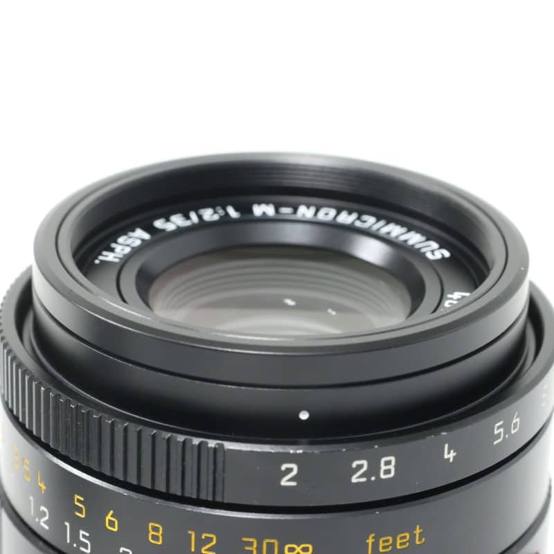 Leica ライカ ズミクロンM f2/35mm ASPH. ブラック 11673 Bランク 中古