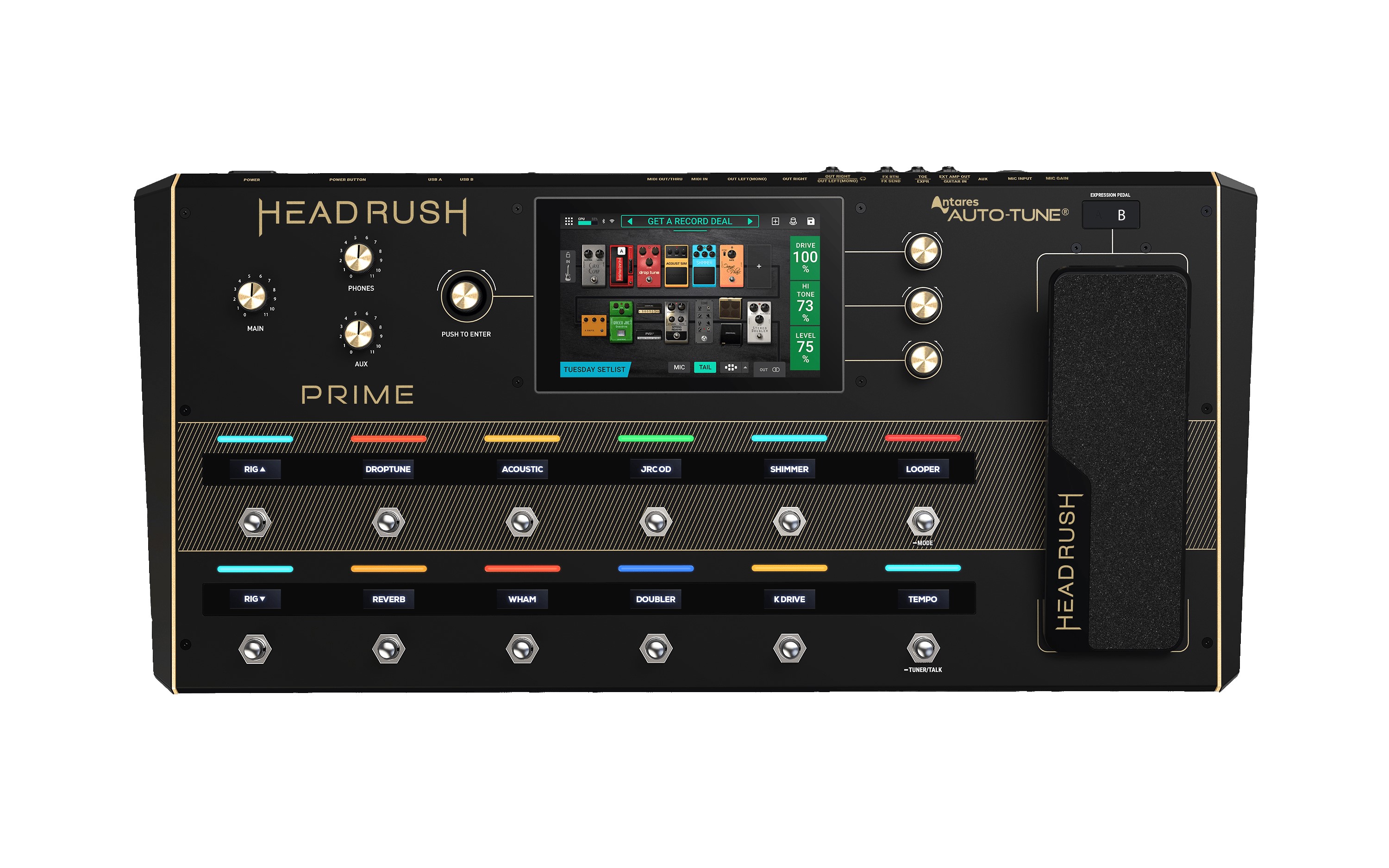 ギター Headrush Pedalboard + Hardcase Pedalcase Headrush