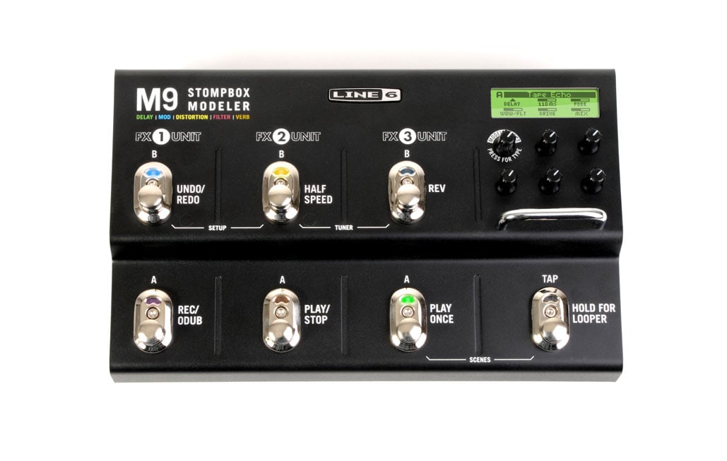 Line 6 M9 Stompbox Modeler Guitar Multi-FX Pedal with Looper, 24